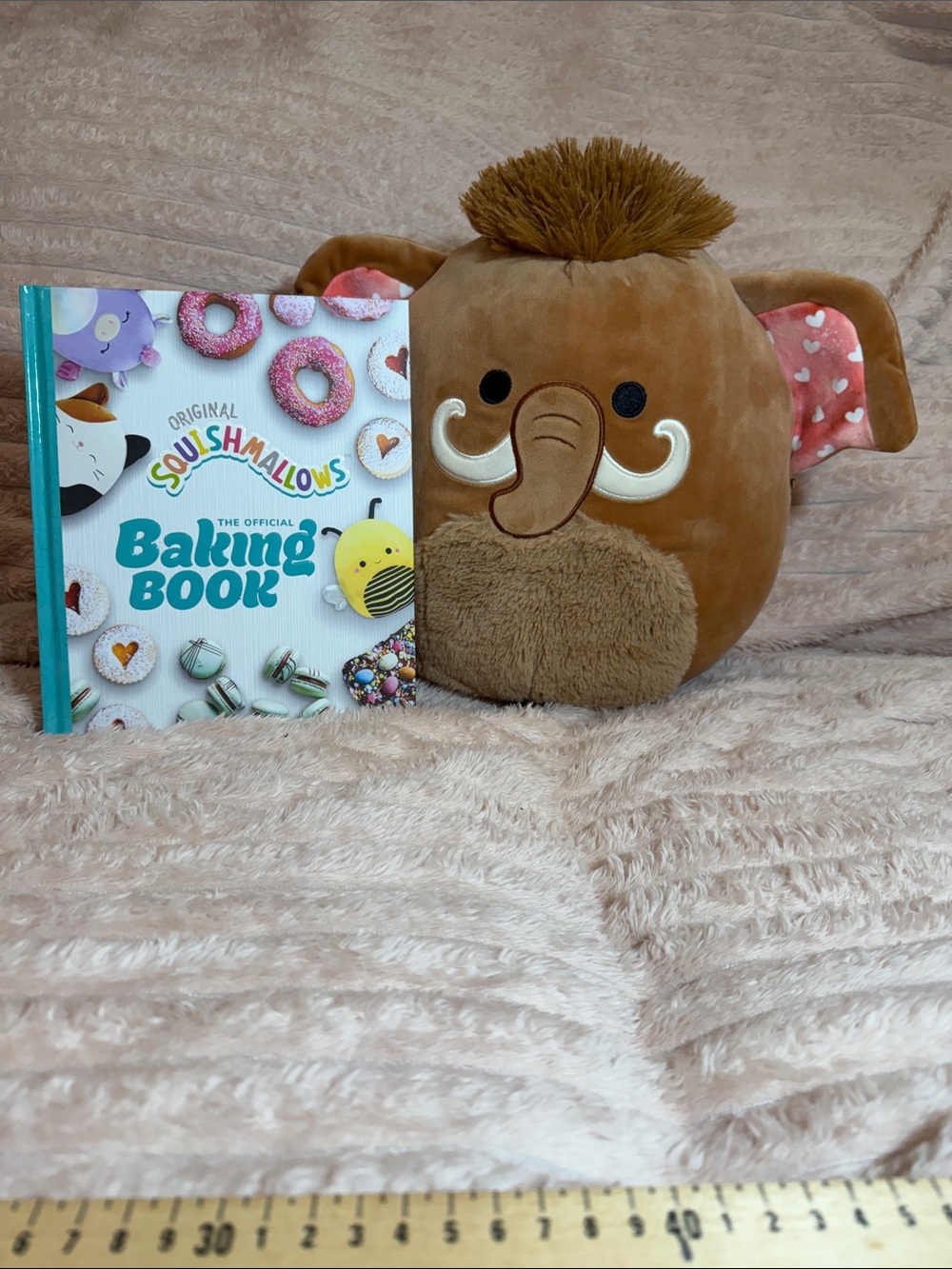 Squishable Cook book hardcover along with Brown Elephant Plush